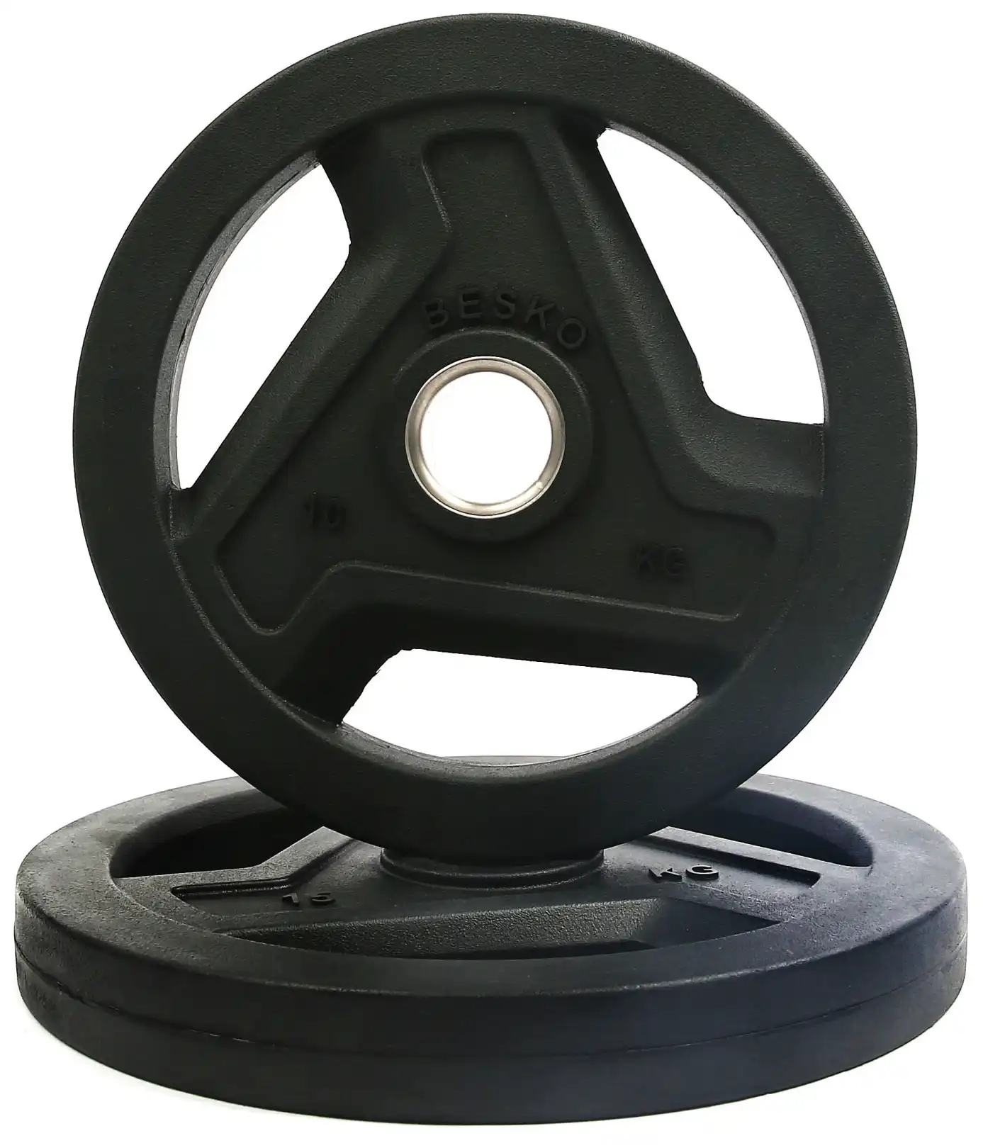 LDX-2011 Rubber Three Hole Hand Grip Plate - Bumper Plate in Barbell Plate Series | LanDer Wholesale Fitness Equipment